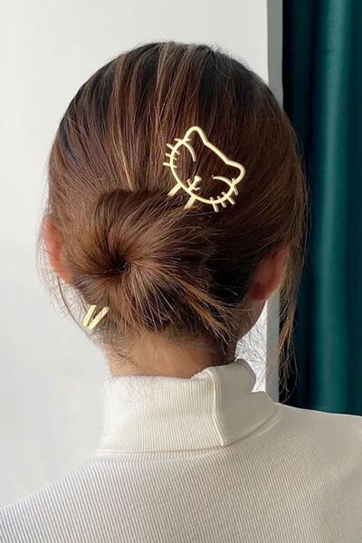 PETEK AKSESUAR Cataramă pentru mâner cu tijă din metal Hello Kitty Cat