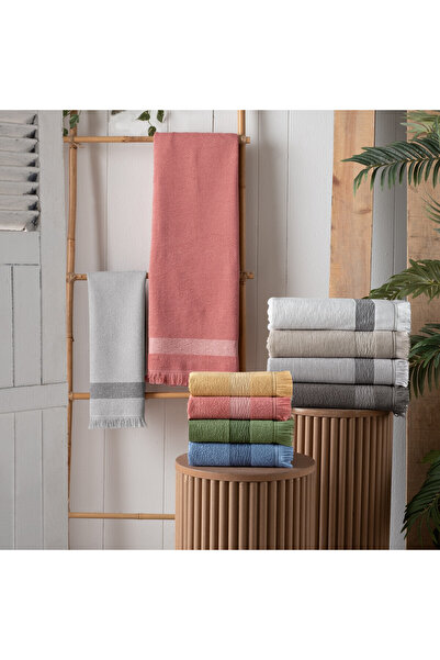 Sarev 100% Cotton Brick Color Face Towel - 50*90 Cm