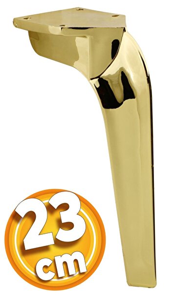Badem10 Repla Lüks Mobilya Kanepe Tv Ünitesi Koltuk Ayağı 23 Cm Gold Altın Ko...