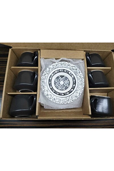 kurt41 طقم فناجين قهوة فاخر مكون من 6 قطع