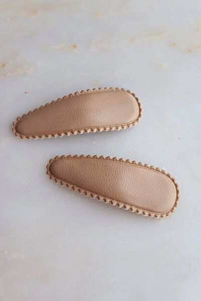 PETEK AKSESUAR 2 bucăți de cataramă din piele