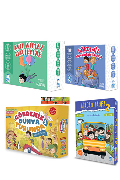 Mavi Kirpi Yayınları 1-2-3-4.Sınıf okuma Setleri-Gökdeniz Medeniyetler Turund...