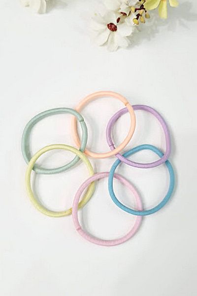 PETEK AKSESUAR 6 Thick Soft Color Rubber Buckles