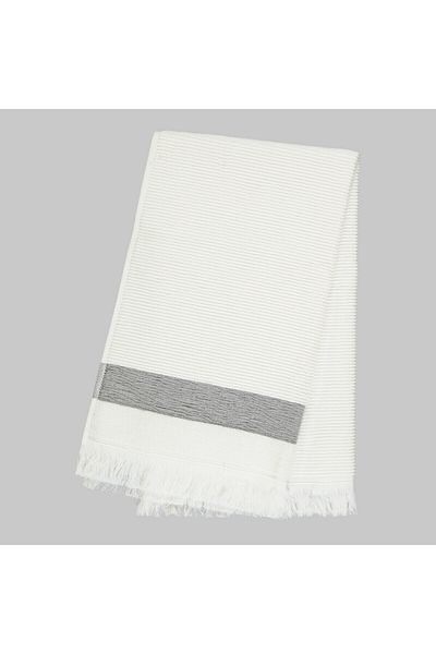 Sarev Λευκή πετσέτα προσώπου 100% βαμβακερή Street - 50*90 cm