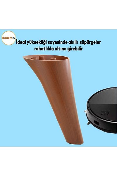Badem10 Mobilier de lux Napoli - 18 Cm Canapea cu model din lemn Canapea TV Unitate Consolă Picioare fotoliu