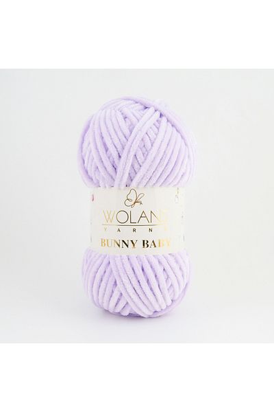 WOLANS 415 Lilac Soft Velvet - Baby Knitting Bunny String, Μαλακή κουβέρτα Παιχνίδι String