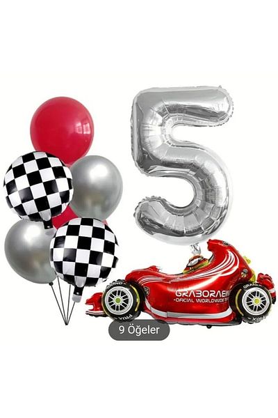 DÜVENCİ TİCARET Purple Colored Foil Balloon with King Crown