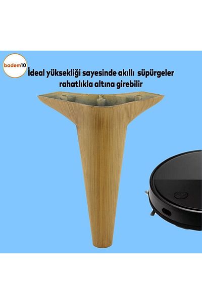 Badem10 Canapea de lux Aspen 18 Cm Maro Fotoliu Unitate TV Consolă Stâlp