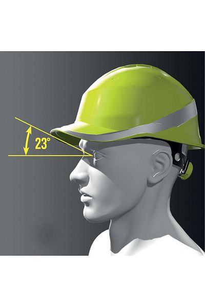 Delta Plus High-Looking Imported Hard Hat Blue-Grey Color Abs Shell Baseball Type
