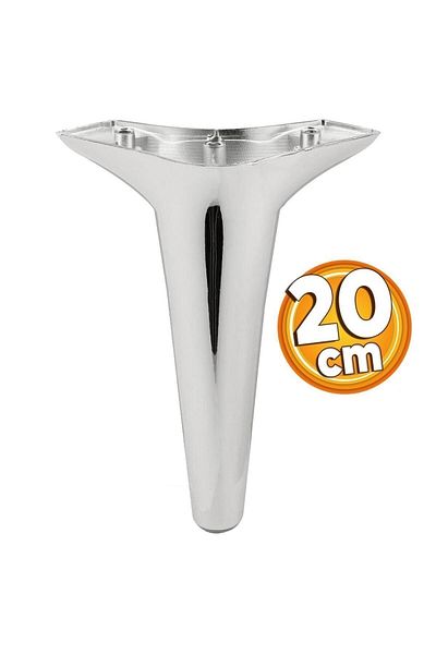 Badem10 Aspen Luxury Sofa Armchair - 20 cm Chrome Legs Tv Unit Console (4 Pcs)