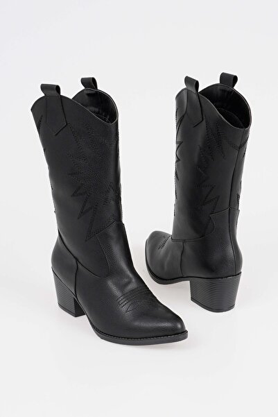 CZ London Dámské kovbojské boty na podpatku Semišové kovbojské boty