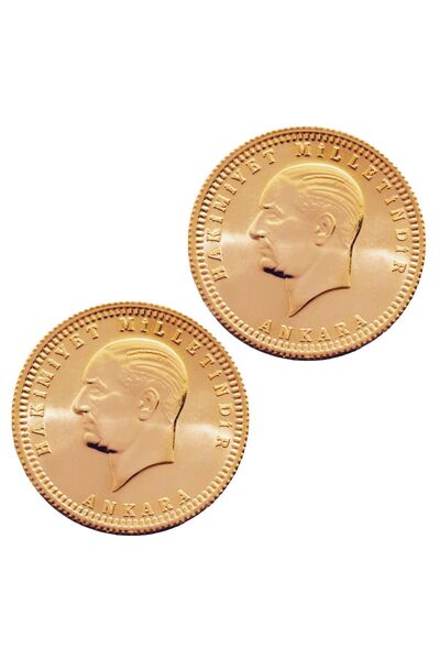 Tuğrul Kuyumculuk 2 Adet Eski Tarihli Ata Lira ALE0002