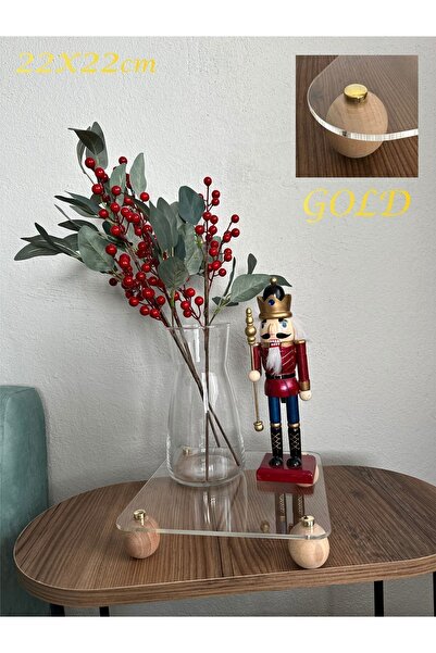 Pleksiglass Ahşap Top Ayaklı Pinterest Şeffaf Organizer Düzenleyici Pleksi Stant