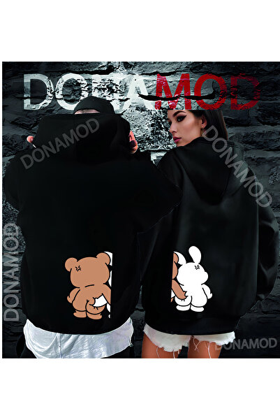 donamod سويت شيرت عيد ميلاد للجنسين كبير الحجم للزوجين والأصدقاء - نمط محرك ا...