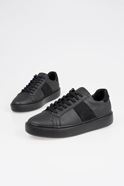 CZ London Genuine Leather Men's Sneaker Suede Detailed Sports Shoes