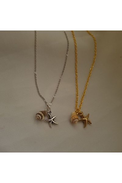 Crosswonder Mermaidcore Sea Theme Charm Necklace