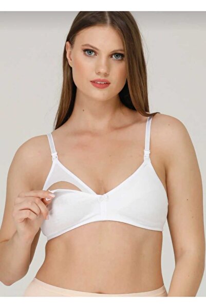 PATRON Ecem Yıldız حمالة صدر للرضاعة بدون سلك (بدون سلك) بدون حشوة مرنة ومريحة