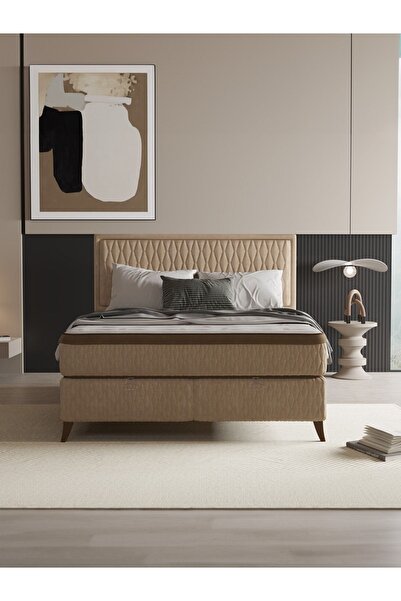 MODAMED Lora Yatak Seti / Ortopedik Yatak - Baza - Başlık / 3'lü Yatak Seti