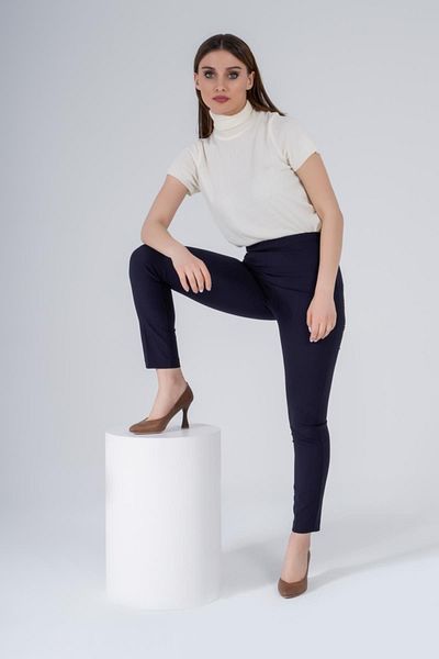 CZ London Damenschuhe aus echtem Leder mit spitzer Spitze und Kelchabsatz