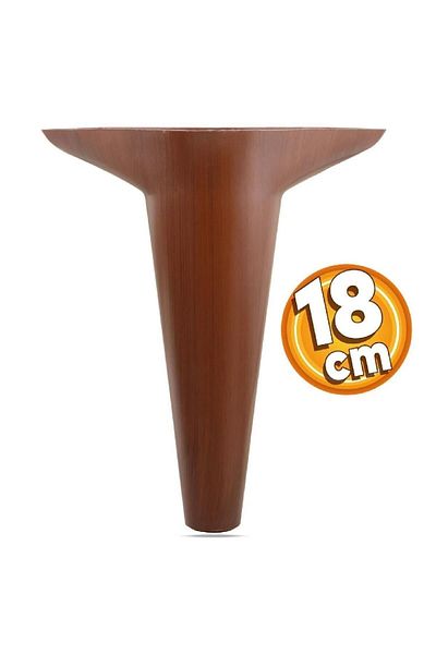 Badem10 Aspen Mobilier de lux Canapea Fotoliu Unitate TV Consolă Picior Picioare 18 Cm Model din lemn Picior (4 buc.)