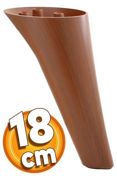 Badem10 Mobilier de lux Napoli - 18 Cm Canapea cu model din lemn Canapea TV Unitate Consolă Picioare fotoliu