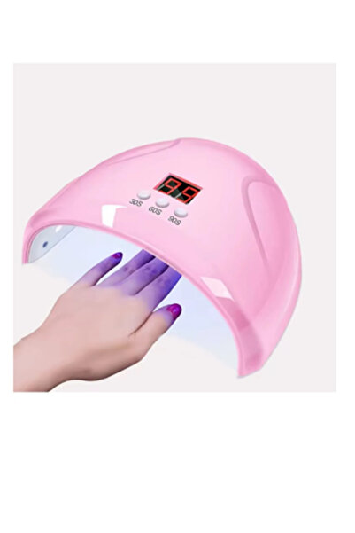 newnet Profesyonel 3 Zaman Ayarlı UV 18 Led Mor Işık- Oje Kurutucu Protez Tırnak Kurutucu-USB'li 54W-5V