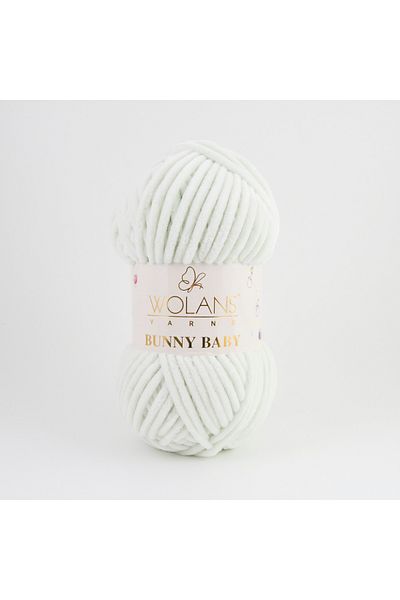 WOLANS Ανοιχτό Γκρι Μαλακό Βελούδο 403 Bunny Baby Knit - 100gr 120mt Κουβέρτα Κλωστή