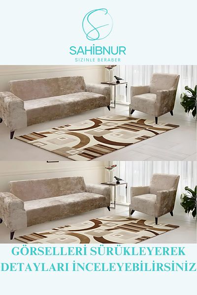 SAHİBNUR Кадифен диван sahibnur, Калъф за диван-легло, Калъф за диван, Еластичен 3311 Комплект за 3+3+1+1