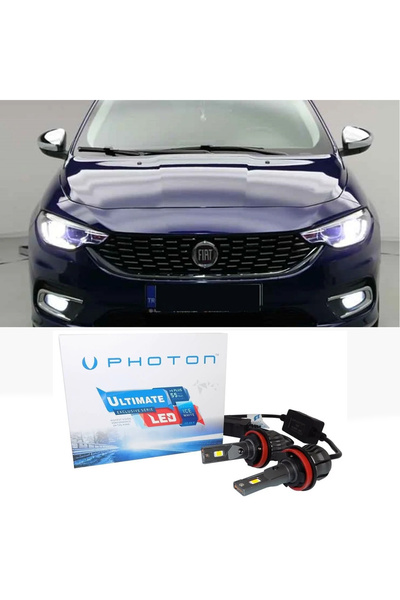 Photon Fiat Egea Led Xenon Kısa Far Ampulü H7 Ultimate 9500 Lumens Yeni Seri ...