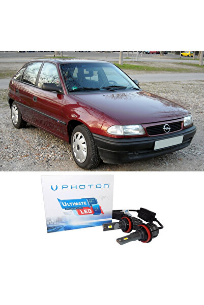 Photon Opel Astra F Led Xenon Uzun + Kısa Far Ampulü H4 Ultimate 9500 Lumens ...