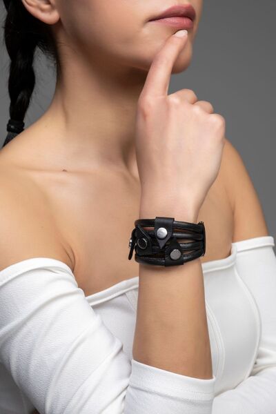 DENİZ TASARIM Leather Bracelet - Comfortable Fit