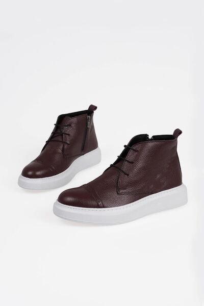 CZ London Чоловічі черевики на шнурівці з натуральної шкіри на товстій підошві на прошивці Детальніше