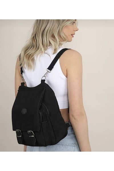Zeynep Ceyda Koçak Black Clinker Backpack with Cover