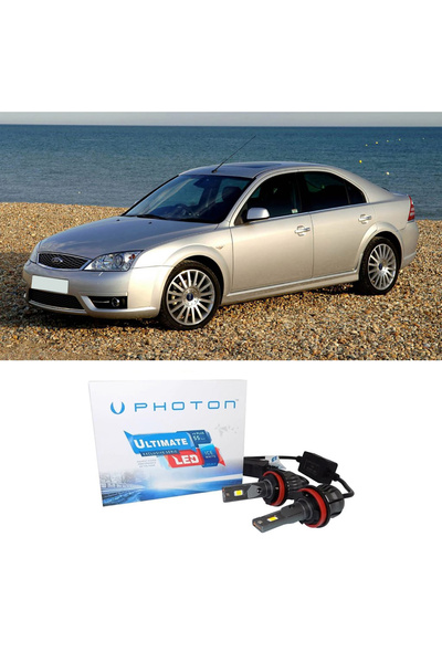 Photon Ford Mondeo Mk3 Led Xenon Sis Farı Ampulü H8 Ultimate 9500 Lumens Yeni...