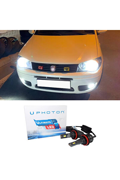 Photon Fiat Albea Led Xenon Uzun Far Ampulü H7 Ultimate 9500 Lumens Yeni Seri...