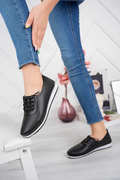 Bircan Orthopedic Soft Leather Ballerinas for Women - Casual Shoes