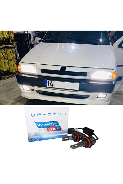 Photon Fiat Uno Led Xenon Uzun + Kısa Far Ampulü H4 Ultimate 9500 Lumens Yeni...