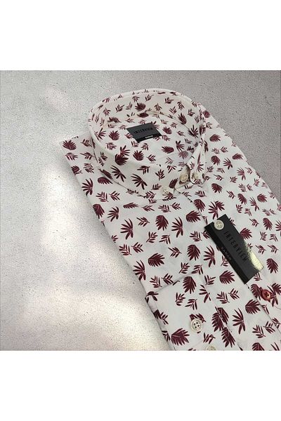 Sarar Interview Goias Print Patterned Slim Fit Shirt