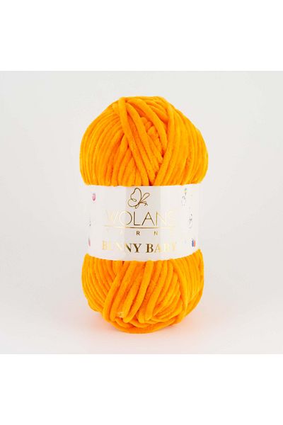 WOLANS 467 Orange Soft Velvet - Βρεφική κουβέρτα με νήματα πλεξίματος, μαλακό παιχνίδι με νήματα