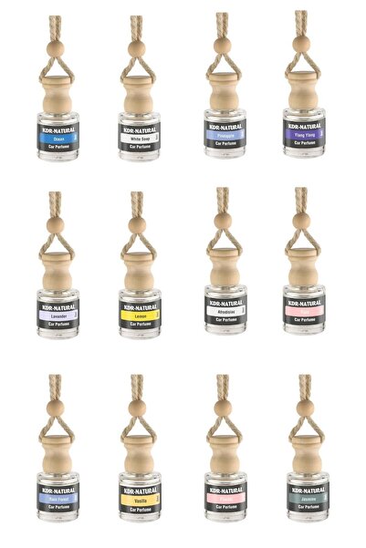 kdr natural 12li Oto Kokusu Seti , Araç Kokusu , Araba Kokusu , Oto Parfümü ,...