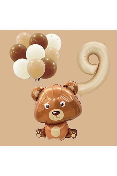 DÜVENCİ TİCARET SEVİMLİ AYI FOLYOLU YAŞ BALON KONSEPTİ