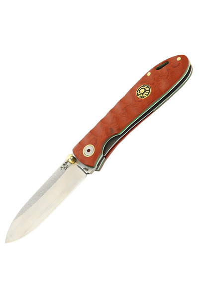 GÖKTÜRKMANGALLARI T20 N690 STEEL RED INLANY HANDLE POCKET KNİFE T20-N690KI