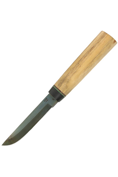 GÖKTÜRKMANGALLARI P10 CARBON STEEL ACCACİA WOOD HANDLE FİXED BLADE FLAT P10-CKA