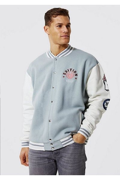 NEWLAKER Unisex Oversize Limited Edition N Bomber College Jacket