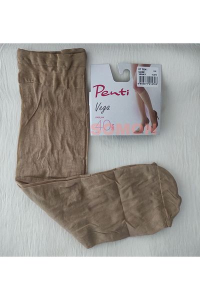 Penti Micro 40 Denim Medium Thick Shiny Below Knee (Pants) Socks 2 Pieces