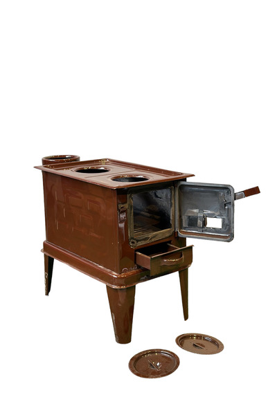 GÖKTÜRKMANGALLARI Kamp Sobası Kahverengi Yüksek Ayaklı