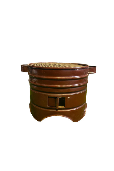 GÖKTÜRKMANGALLARI 30 cm Emaye Yuvarlak Mangal