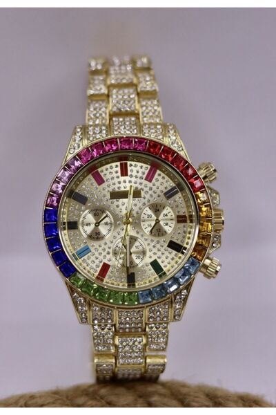 Spectrum Lüx Tasarım Çok Renkli Unisex Kol Saati Şah-116
