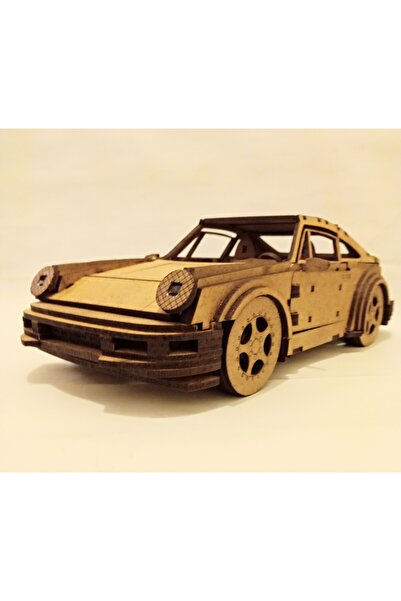 TLR hobi Ahşap Araba Maketi Porsche 911