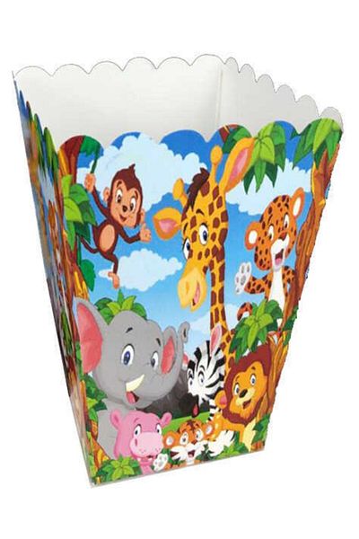 Safari Set of 8 Corn Boxes